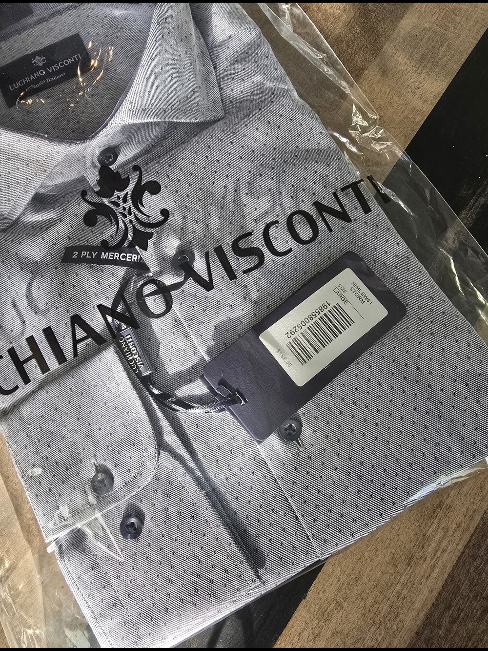 Men’s Light Gray Dress Shirt